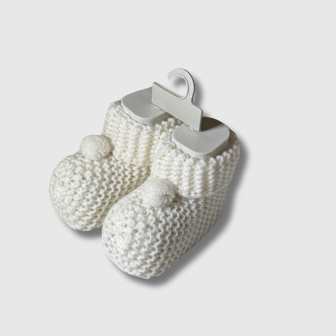 Babyschuhe Pompon
