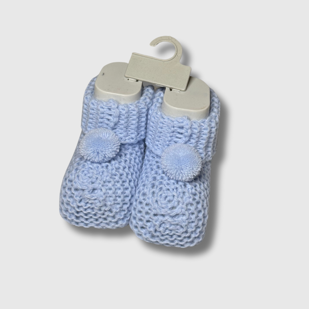 Babyschuhe Pompon