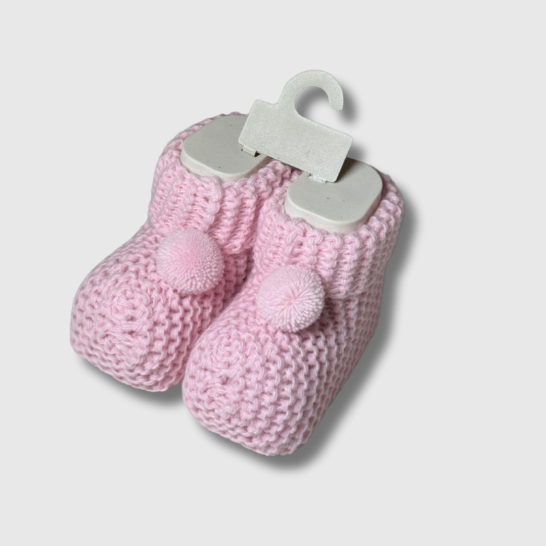 Babyschuhe Pompon