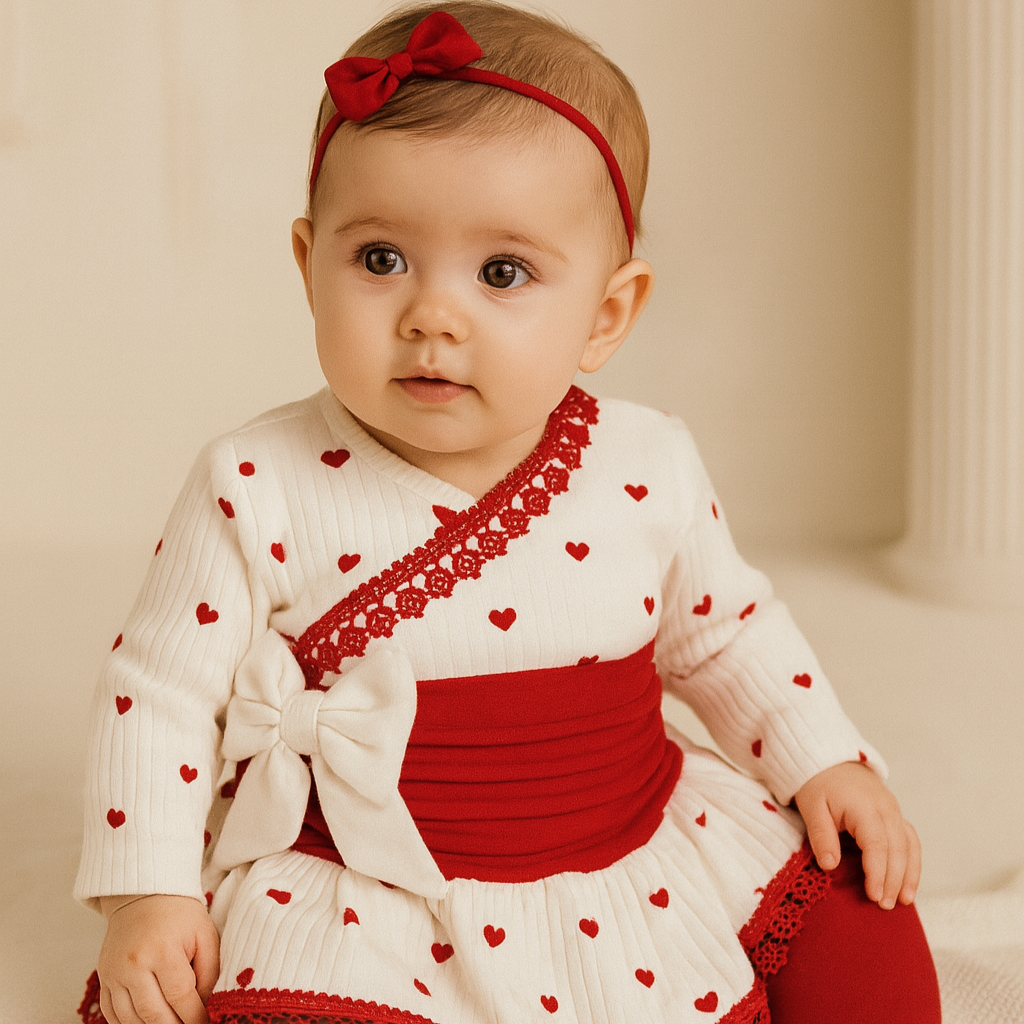 Little Red Riding Hood – 5-Piece Baby Girl Outfit Set
