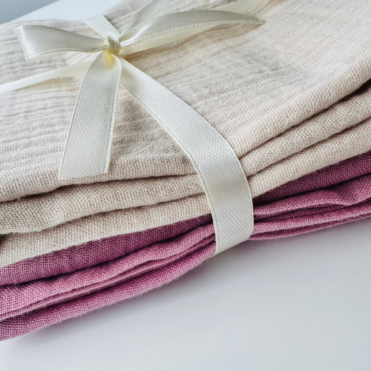Set of 2 Baby Muslin Cloths