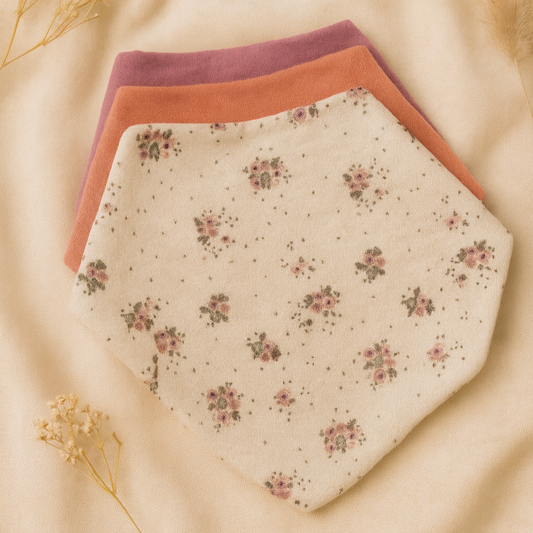 Set of 3 Waterproof Bibs – For Baby Girls