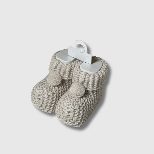 Babyschuhe Pompon