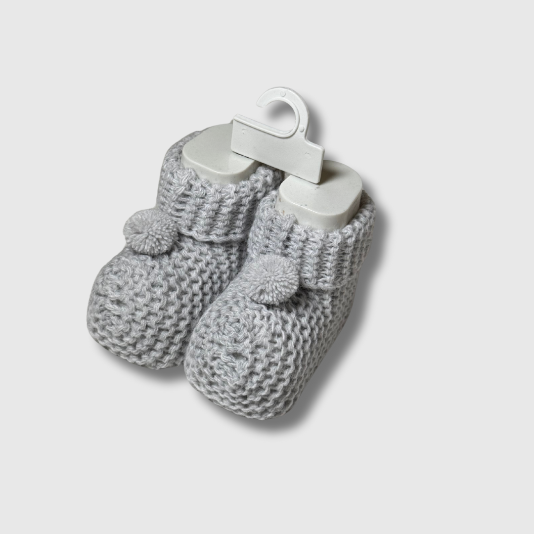 Babyschuhe Pompon